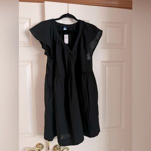 NWT Old Navy Black babydoll dress size Large